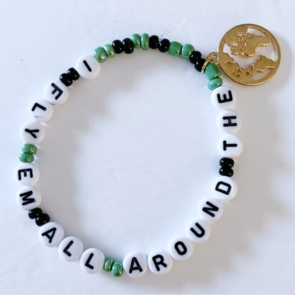 Taylor Swift Eras Tour Friendship Bracelet I Fly Em All Around The World Rep